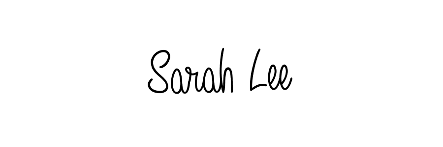 You should practise on your own different ways (Angelique-Rose-font-FFP) to write your name (Sarah Lee) in signature. don't let someone else do it for you. Sarah Lee signature style 5 images and pictures png
