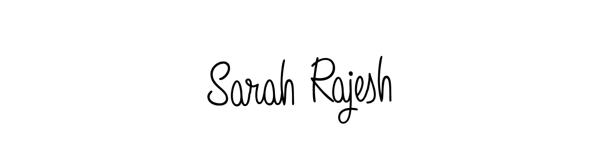 Sarah Rajesh stylish signature style. Best Handwritten Sign (Angelique-Rose-font-FFP) for my name. Handwritten Signature Collection Ideas for my name Sarah Rajesh. Sarah Rajesh signature style 5 images and pictures png