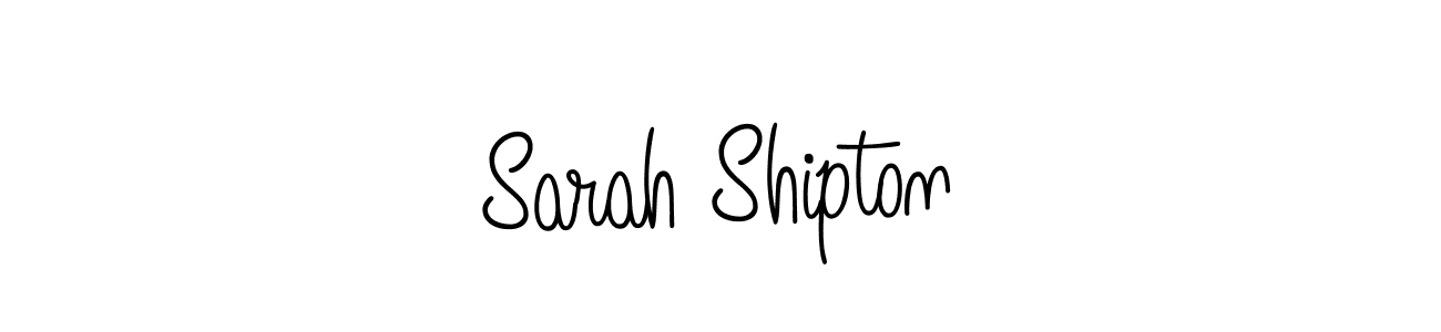 How to make Sarah Shipton name signature. Use Angelique-Rose-font-FFP style for creating short signs online. This is the latest handwritten sign. Sarah Shipton signature style 5 images and pictures png