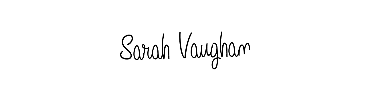 Create a beautiful signature design for name Sarah Vaughan. With this signature (Angelique-Rose-font-FFP) fonts, you can make a handwritten signature for free. Sarah Vaughan signature style 5 images and pictures png