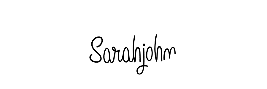 Create a beautiful signature design for name Sarahjohn. With this signature (Angelique-Rose-font-FFP) fonts, you can make a handwritten signature for free. Sarahjohn signature style 5 images and pictures png