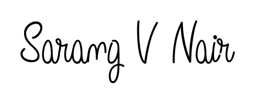 Try this chic Sarang V Nair handwritten sign style. Using Angelique-Rose-font-FFP font elements, it gives your name a sleek, memorable identity. Sarang V Nair signature style 5 images and pictures png