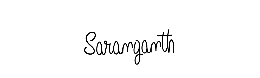 Create a beautiful signature design for name Saranganth. With this signature (Angelique-Rose-font-FFP) fonts, you can make a handwritten signature for free. Saranganth signature style 5 images and pictures png