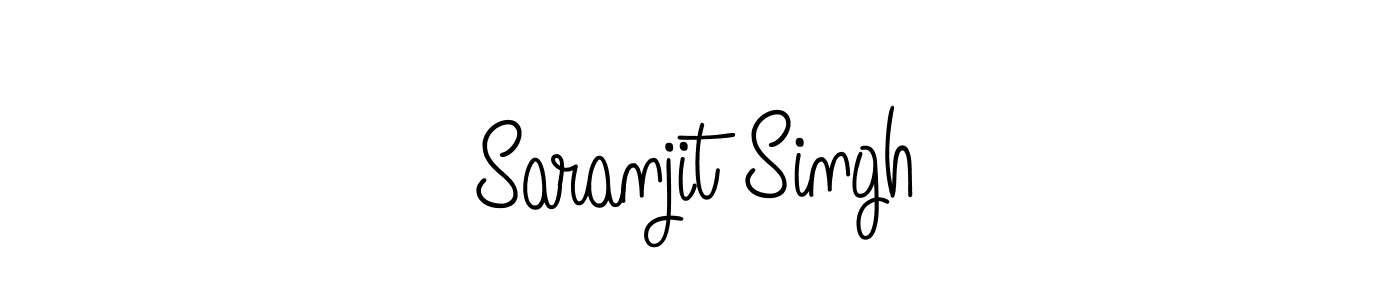 Design your own signature with our free online signature maker. With this signature software, you can create a handwritten (Angelique-Rose-font-FFP) signature for name Saranjit Singh. Saranjit Singh signature style 5 images and pictures png