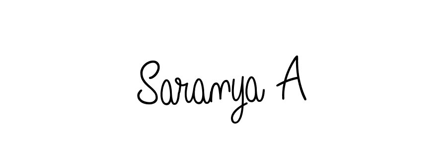 How to Draw Saranya A signature style? Angelique-Rose-font-FFP is a latest design signature styles for name Saranya A. Saranya A signature style 5 images and pictures png