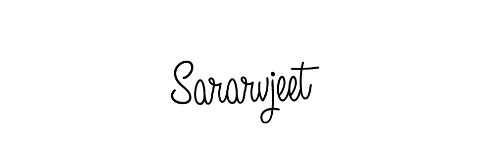 How to make Sararvjeet signature? Angelique-Rose-font-FFP is a professional autograph style. Create handwritten signature for Sararvjeet name. Sararvjeet signature style 5 images and pictures png