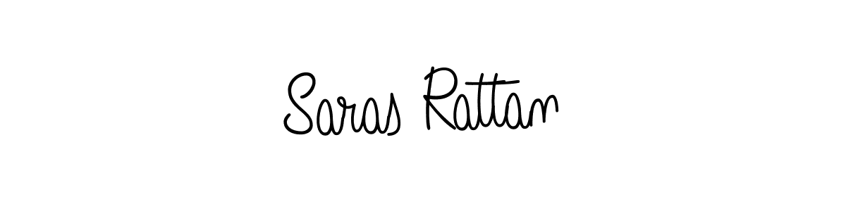 Also we have Saras Rattan name is the best signature style. Create professional handwritten signature collection using Angelique-Rose-font-FFP autograph style. Saras Rattan signature style 5 images and pictures png