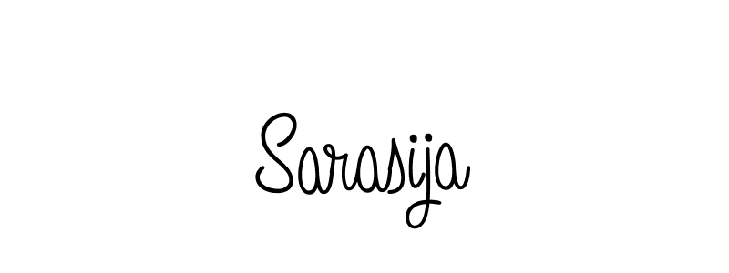 Make a beautiful signature design for name Sarasija. Use this online signature maker to create a handwritten signature for free. Sarasija signature style 5 images and pictures png