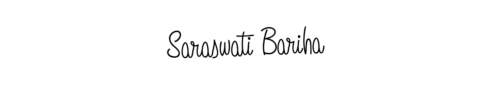 Angelique-Rose-font-FFP is a professional signature style that is perfect for those who want to add a touch of class to their signature. It is also a great choice for those who want to make their signature more unique. Get Saraswati Bariha name to fancy signature for free. Saraswati Bariha signature style 5 images and pictures png