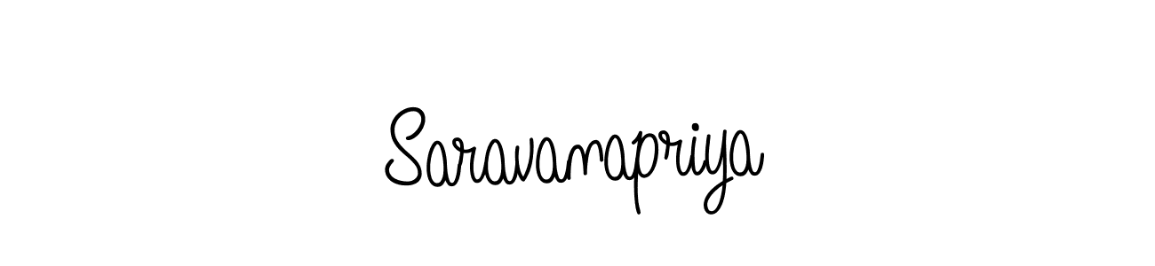 How to make Saravanapriya signature? Angelique-Rose-font-FFP is a professional autograph style. Create handwritten signature for Saravanapriya name. Saravanapriya signature style 5 images and pictures png