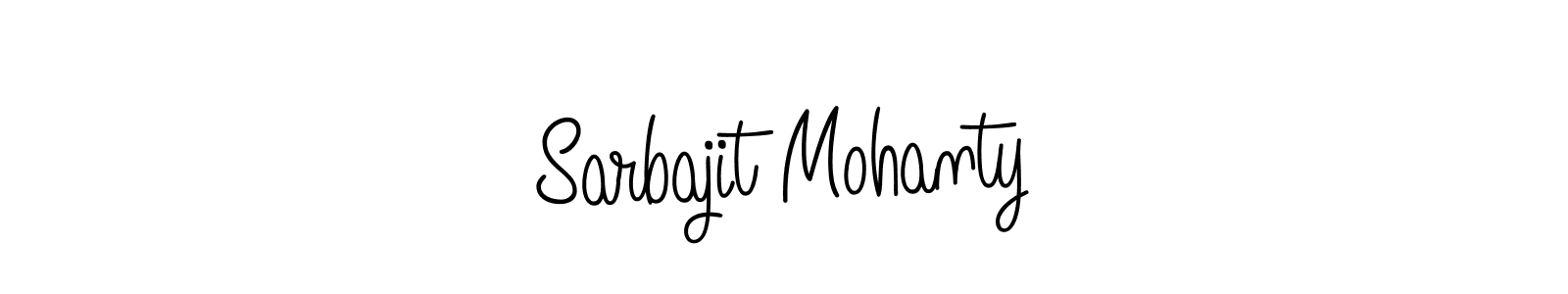 Design your own signature with our free online signature maker. With this signature software, you can create a handwritten (Angelique-Rose-font-FFP) signature for name Sarbajit Mohanty. Sarbajit Mohanty signature style 5 images and pictures png
