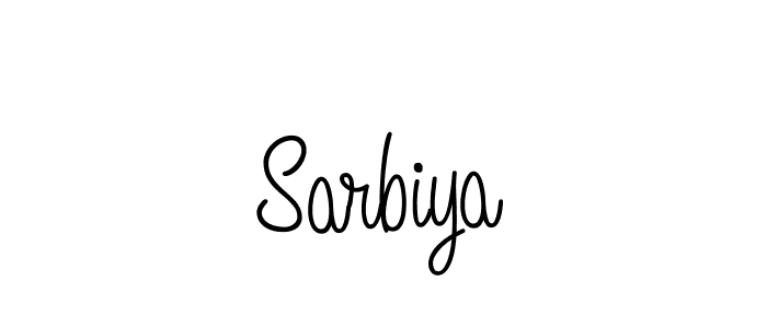 The best way (Angelique-Rose-font-FFP) to make a short signature is to pick only two or three words in your name. The name Sarbiya include a total of six letters. For converting this name. Sarbiya signature style 5 images and pictures png