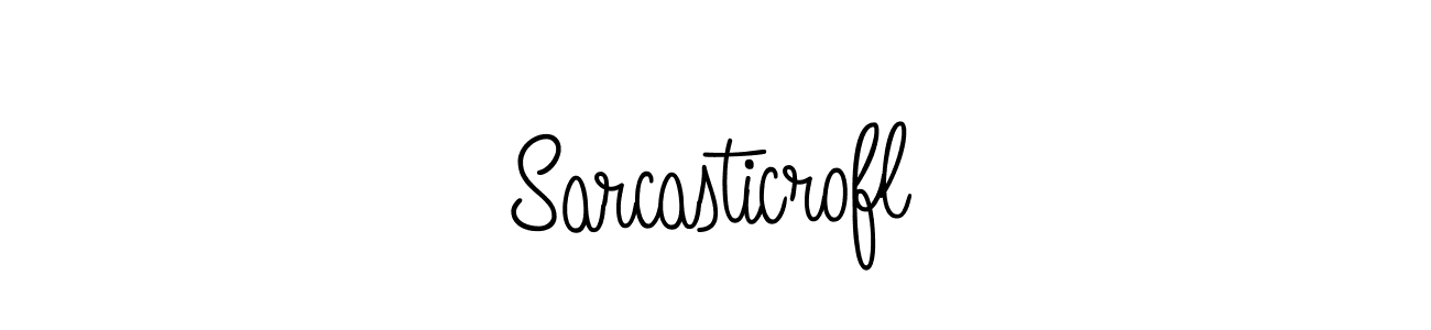 You should practise on your own different ways (Angelique-Rose-font-FFP) to write your name (Sarcasticrofl) in signature. don't let someone else do it for you. Sarcasticrofl signature style 5 images and pictures png
