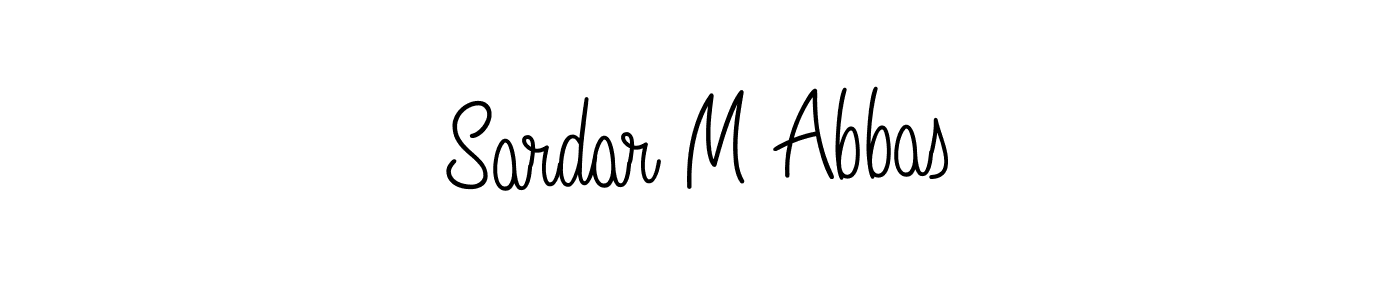 How to make Sardar M Abbas signature? Angelique-Rose-font-FFP is a professional autograph style. Create handwritten signature for Sardar M Abbas name. Sardar M Abbas signature style 5 images and pictures png