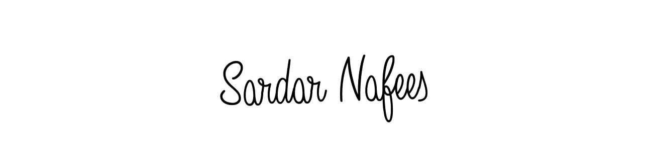 The best way (Angelique-Rose-font-FFP) to make a short signature is to pick only two or three words in your name. The name Sardar Nafees include a total of six letters. For converting this name. Sardar Nafees signature style 5 images and pictures png
