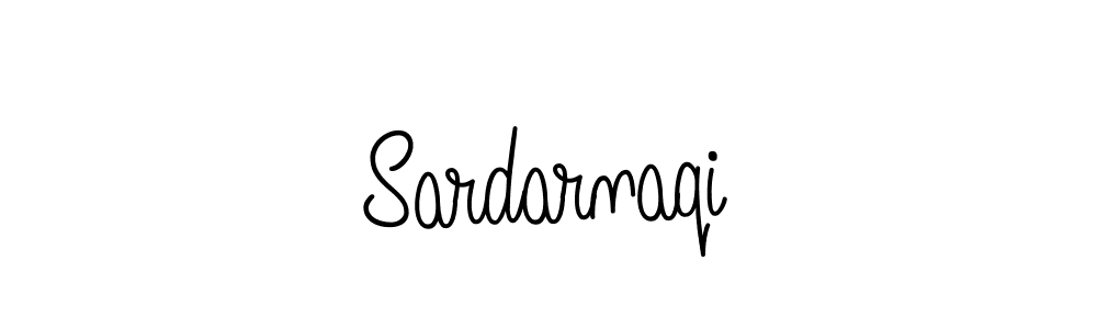 You should practise on your own different ways (Angelique-Rose-font-FFP) to write your name (Sardarnaqi) in signature. don't let someone else do it for you. Sardarnaqi signature style 5 images and pictures png