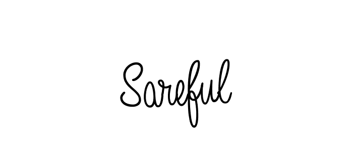 How to make Sareful name signature. Use Angelique-Rose-font-FFP style for creating short signs online. This is the latest handwritten sign. Sareful signature style 5 images and pictures png
