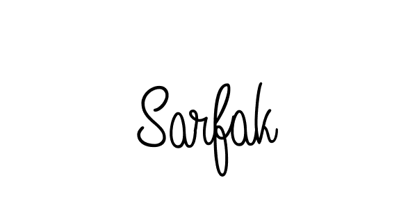 You should practise on your own different ways (Angelique-Rose-font-FFP) to write your name (Sarfak) in signature. don't let someone else do it for you. Sarfak signature style 5 images and pictures png