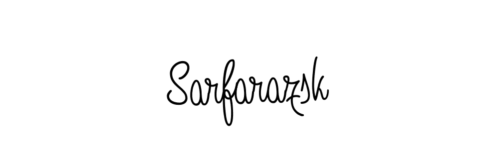 Make a beautiful signature design for name Sarfarazsk. With this signature (Angelique-Rose-font-FFP) style, you can create a handwritten signature for free. Sarfarazsk signature style 5 images and pictures png