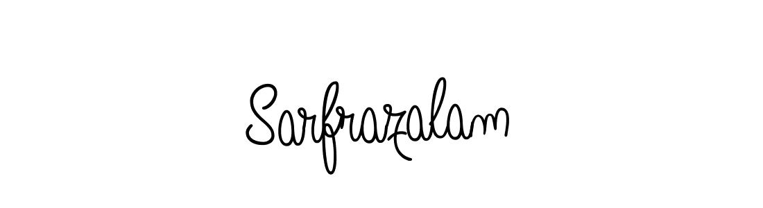 Use a signature maker to create a handwritten signature online. With this signature software, you can design (Angelique-Rose-font-FFP) your own signature for name Sarfrazalam. Sarfrazalam signature style 5 images and pictures png