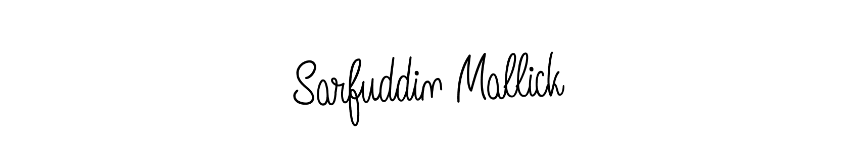 Make a beautiful signature design for name Sarfuddin Mallick. Use this online signature maker to create a handwritten signature for free. Sarfuddin Mallick signature style 5 images and pictures png