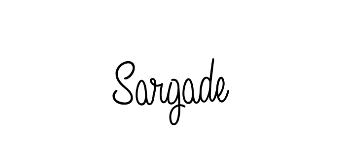if you are searching for the best signature style for your name Sargade. so please give up your signature search. here we have designed multiple signature styles  using Angelique-Rose-font-FFP. Sargade signature style 5 images and pictures png