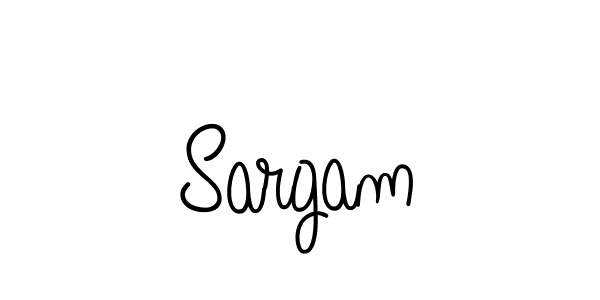 How to make Sargam name signature. Use Angelique-Rose-font-FFP style for creating short signs online. This is the latest handwritten sign. Sargam signature style 5 images and pictures png
