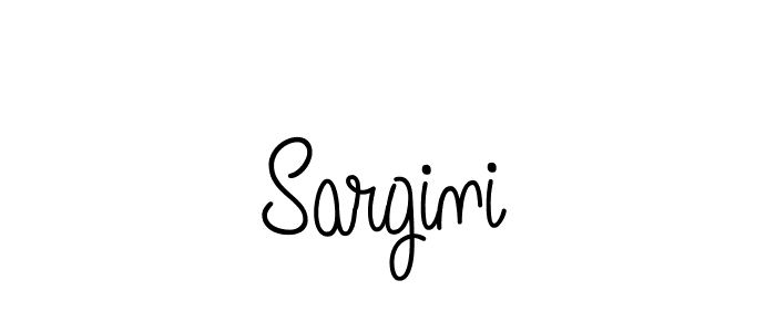 Create a beautiful signature design for name Sargini. With this signature (Angelique-Rose-font-FFP) fonts, you can make a handwritten signature for free. Sargini signature style 5 images and pictures png