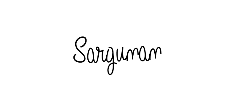 if you are searching for the best signature style for your name Sargunan. so please give up your signature search. here we have designed multiple signature styles  using Angelique-Rose-font-FFP. Sargunan signature style 5 images and pictures png