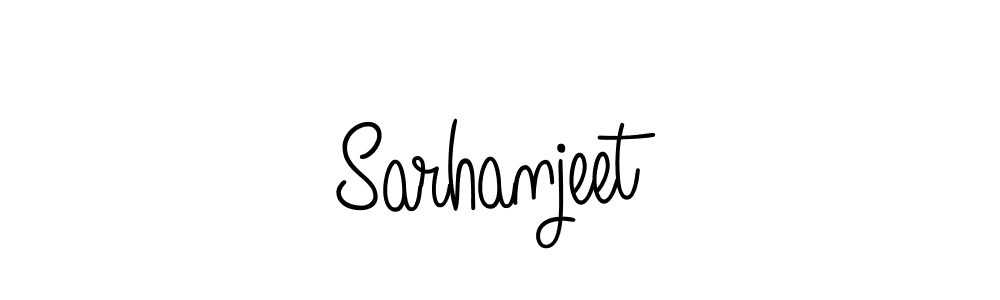 Also we have Sarhanjeet name is the best signature style. Create professional handwritten signature collection using Angelique-Rose-font-FFP autograph style. Sarhanjeet signature style 5 images and pictures png