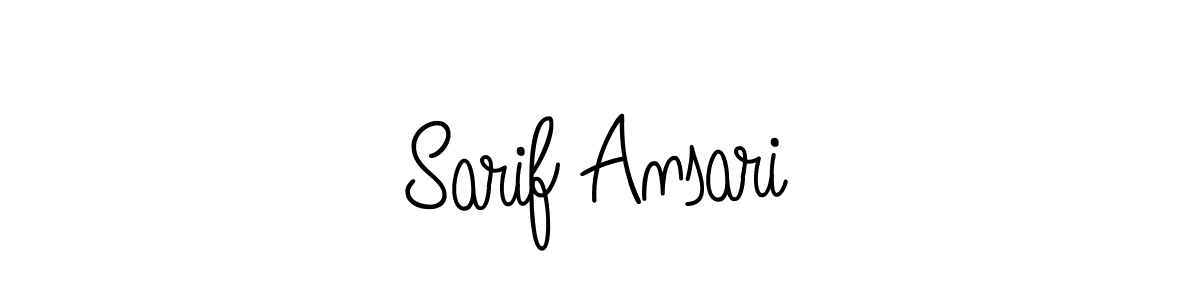 Sarif Ansari stylish signature style. Best Handwritten Sign (Angelique-Rose-font-FFP) for my name. Handwritten Signature Collection Ideas for my name Sarif Ansari. Sarif Ansari signature style 5 images and pictures png
