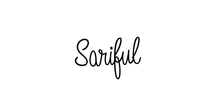 How to make Sariful signature? Angelique-Rose-font-FFP is a professional autograph style. Create handwritten signature for Sariful name. Sariful signature style 5 images and pictures png