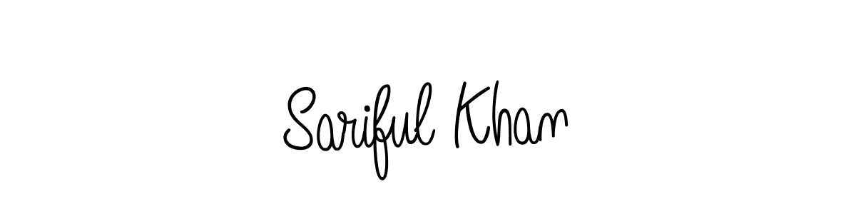 Create a beautiful signature design for name Sariful Khan. With this signature (Angelique-Rose-font-FFP) fonts, you can make a handwritten signature for free. Sariful Khan signature style 5 images and pictures png