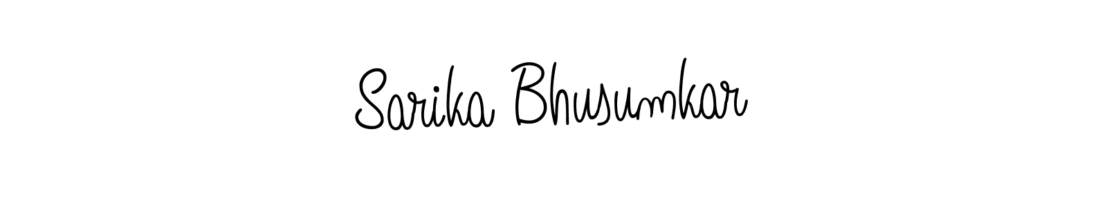 Make a short Sarika Bhusumkar signature style. Manage your documents anywhere anytime using Angelique-Rose-font-FFP. Create and add eSignatures, submit forms, share and send files easily. Sarika Bhusumkar signature style 5 images and pictures png