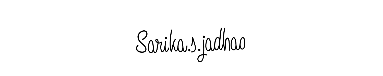 It looks lik you need a new signature style for name Sarika.s.jadhao. Design unique handwritten (Angelique-Rose-font-FFP) signature with our free signature maker in just a few clicks. Sarika.s.jadhao signature style 5 images and pictures png
