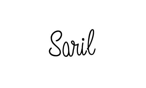 Make a beautiful signature design for name Saril. Use this online signature maker to create a handwritten signature for free. Saril signature style 5 images and pictures png