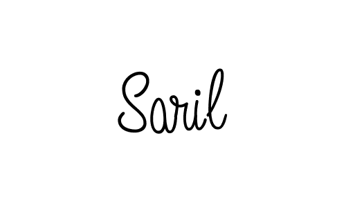 Create a beautiful signature design for name Saril. With this signature (Angelique-Rose-font-FFP) fonts, you can make a handwritten signature for free. Saril signature style 5 images and pictures png