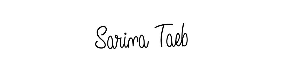 How to Draw Sarina Taeb signature style? Angelique-Rose-font-FFP is a latest design signature styles for name Sarina Taeb. Sarina Taeb signature style 5 images and pictures png