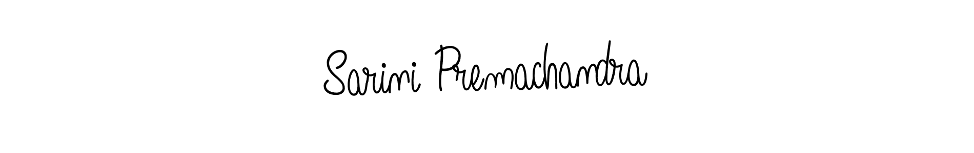 Also we have Sarini Premachandra name is the best signature style. Create professional handwritten signature collection using Angelique-Rose-font-FFP autograph style. Sarini Premachandra signature style 5 images and pictures png