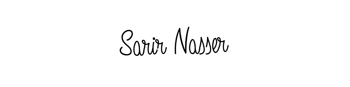 Make a beautiful signature design for name Sarir Nasser. Use this online signature maker to create a handwritten signature for free. Sarir Nasser signature style 5 images and pictures png