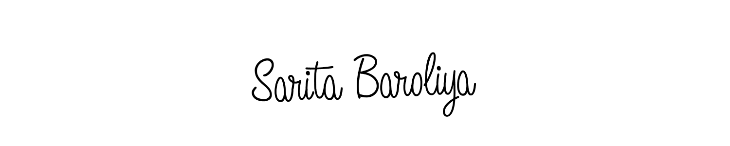 Also You can easily find your signature by using the search form. We will create Sarita Baroliya name handwritten signature images for you free of cost using Angelique-Rose-font-FFP sign style. Sarita Baroliya signature style 5 images and pictures png
