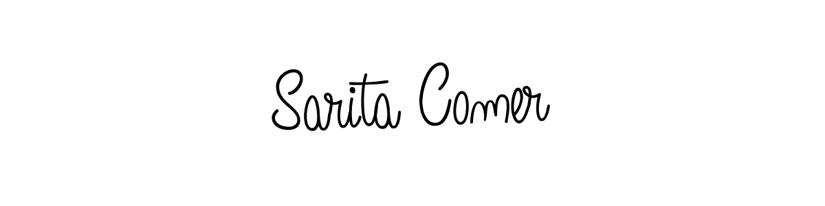 Also we have Sarita Comer name is the best signature style. Create professional handwritten signature collection using Angelique-Rose-font-FFP autograph style. Sarita Comer signature style 5 images and pictures png