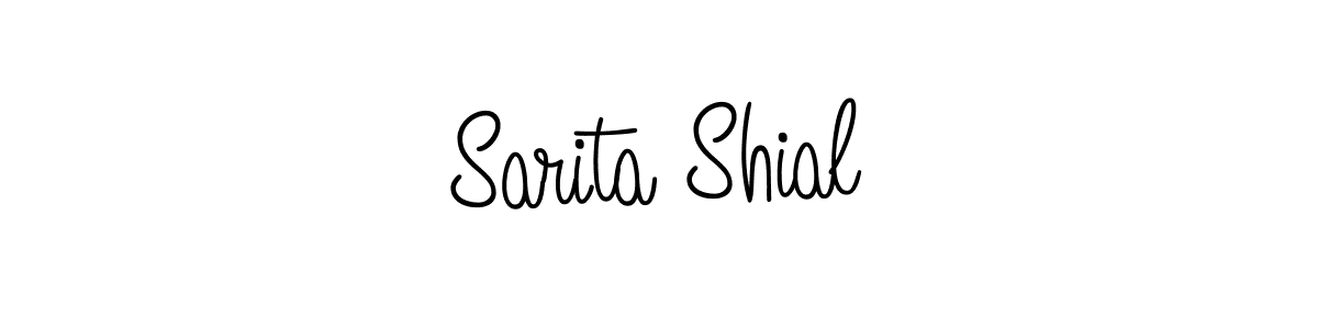 Angelique-Rose-font-FFP is a professional signature style that is perfect for those who want to add a touch of class to their signature. It is also a great choice for those who want to make their signature more unique. Get Sarita Shial name to fancy signature for free. Sarita Shial signature style 5 images and pictures png