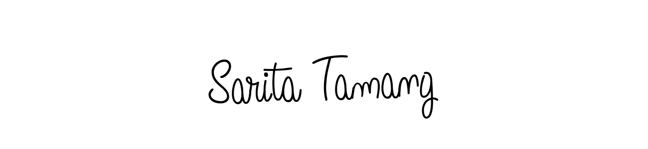Make a short Sarita Tamang signature style. Manage your documents anywhere anytime using Angelique-Rose-font-FFP. Create and add eSignatures, submit forms, share and send files easily. Sarita Tamang signature style 5 images and pictures png