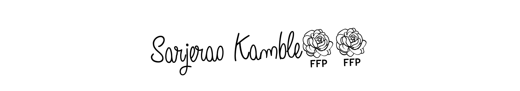 Similarly Angelique-Rose-font-FFP is the best handwritten signature design. Signature creator online .You can use it as an online autograph creator for name Sarjerao Kamble18. Sarjerao Kamble18 signature style 5 images and pictures png