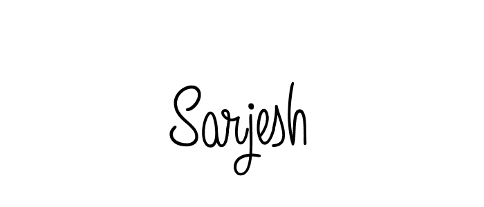 Also we have Sarjesh name is the best signature style. Create professional handwritten signature collection using Angelique-Rose-font-FFP autograph style. Sarjesh signature style 5 images and pictures png