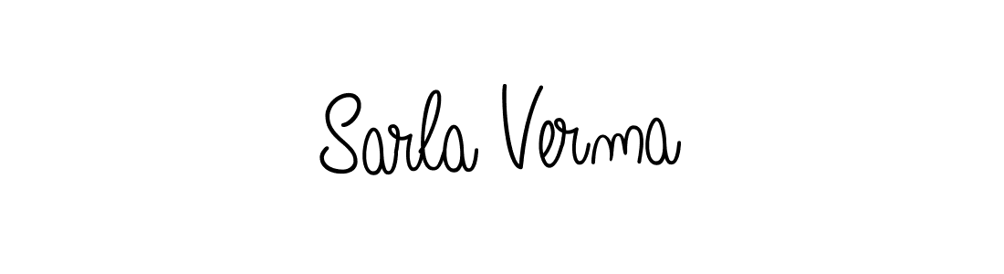 Make a beautiful signature design for name Sarla Verma. Use this online signature maker to create a handwritten signature for free. Sarla Verma signature style 5 images and pictures png