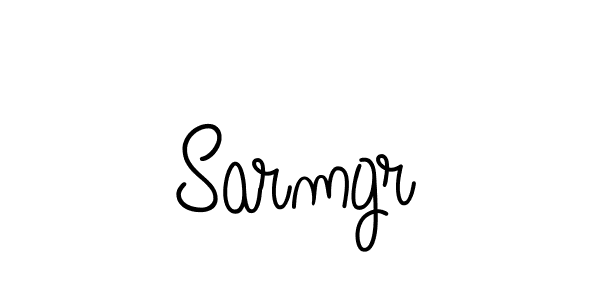 Use a signature maker to create a handwritten signature online. With this signature software, you can design (Angelique-Rose-font-FFP) your own signature for name Sarmgr. Sarmgr signature style 5 images and pictures png