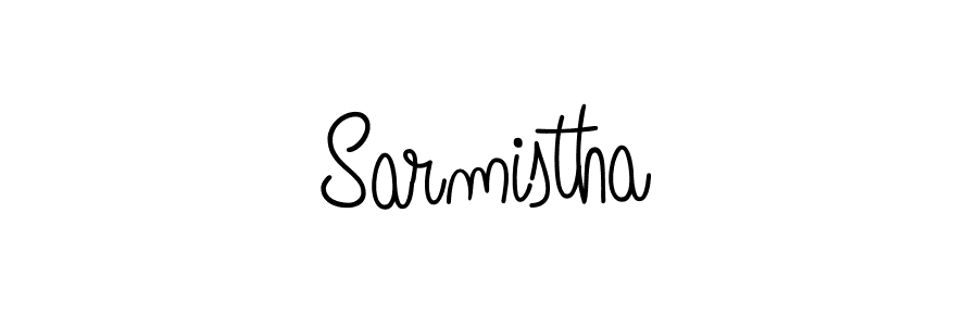 How to make Sarmistha signature? Angelique-Rose-font-FFP is a professional autograph style. Create handwritten signature for Sarmistha name. Sarmistha signature style 5 images and pictures png
