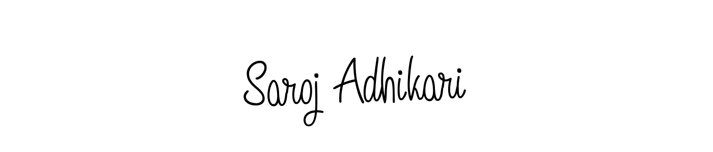 It looks lik you need a new signature style for name Saroj Adhikari. Design unique handwritten (Angelique-Rose-font-FFP) signature with our free signature maker in just a few clicks. Saroj Adhikari signature style 5 images and pictures png